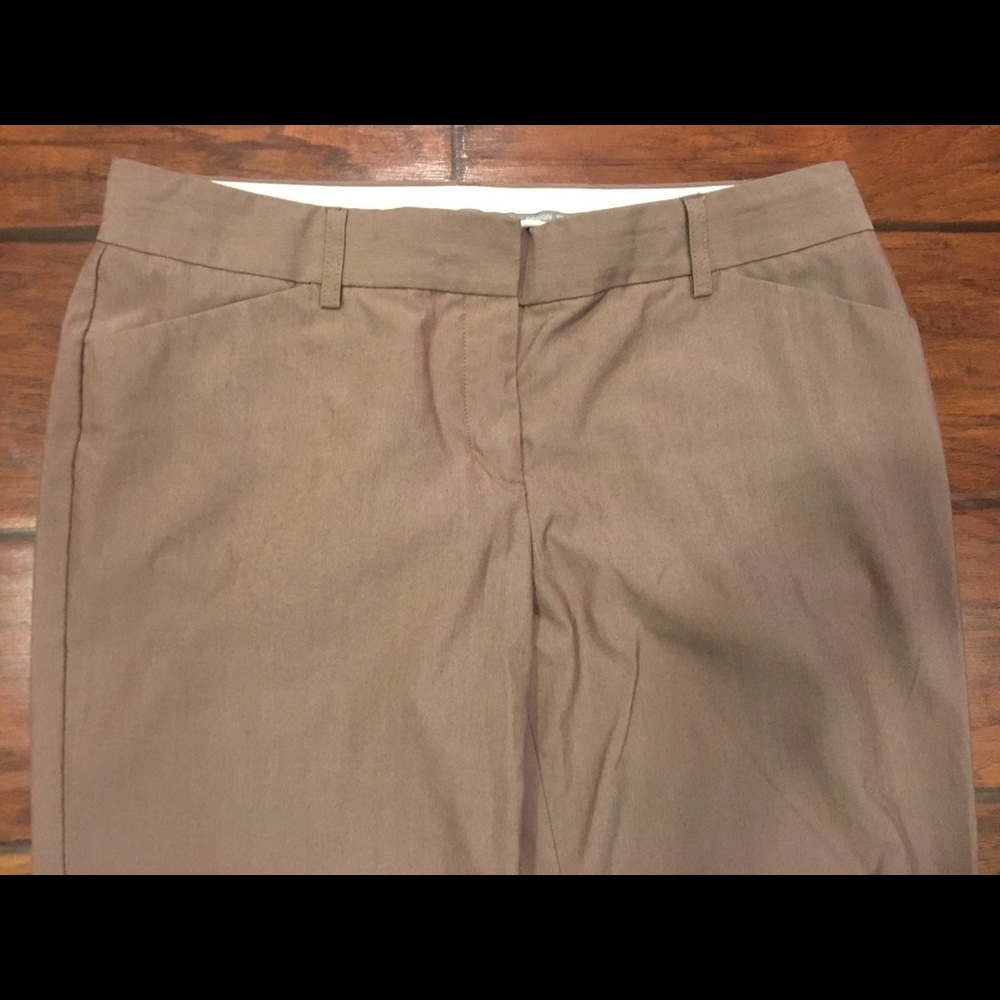 Express Editor Pants Size 8 Regular Brown - image 1